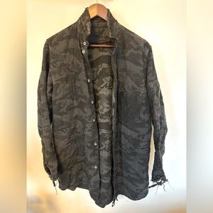Matias camo men’s shirt / Japanese inspired M
